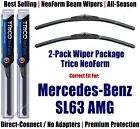 2pk Super-Premium NeoForm Wipers fit 2009-2011 Mercedes-Benz SL63 - 162612x2