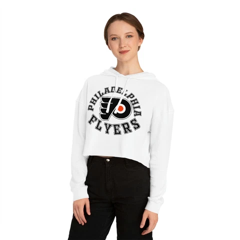 Philadelphia Flyers Cropped Hoodie | Cropped Hoodie sml - 2XL | Football Fashion Cover