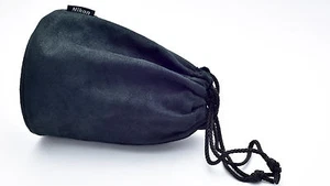 Genuine Nikon CL-1218 Black Soft Lens Case Pouch 105 1.4E 16-80 ED f24-120 f4G - Picture 1 of 3
