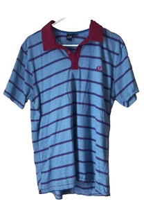 Oakley Striped Polo Men's Size L Logo Skater Casual Preppy - Imagen 1 de 8