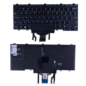 New Backlit Keyboard for Dell Latitude E5450 E5480 E5470 E7450 E7470 0D19TR USK - Picture 1 of 4
