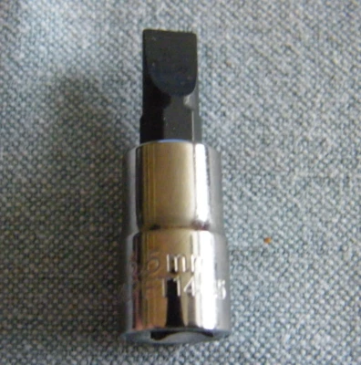 Blue Point 6.5mm 1/4" drive Flat BLPFT146.5 Screwdriver bit NEW unused socket - Image 1 of 4