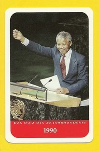 Nelson Mandela Cool Political Collector Card from Europe - Picture 1 of 1