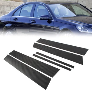 Cubierta de poste de pilar B para ventana de puerta exterior de coche para Mercedes Benz Clase C W204 - Imagen 1 de 13