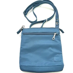 Pacsafe Citysafe CS50 Anti-Diebstahl Umhängetasche Blau - Bild 1 von 7