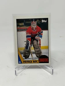1987-88 Topps NHL Hockey Patrick Roy Card #163 - Picture 1 of 2