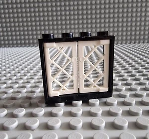 Lego Fenster Fensterläden 1x4x3 Schwarz Weiß 60594 60607 P72 - Bild 1 von 1