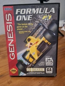 Formula One F1 (Sega Genesis) CIB COMPLETE & TESTED Authentic Fast Shipping  - Picture 1 of 3