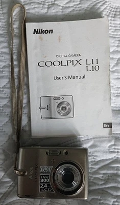 Nikon Coolpix L11 Digital Camera, 6 Megapixels, Manual, Not known if working - Image 1 of 3