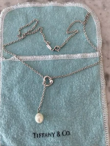 Tiffany & Co. Collana Cuore open heart Elisa Perfetti saliscendi argento perla - Foto 1 di 10