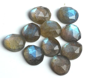 Piedra lunar labradorita natural corte huevo AAA piedra preciosa suelta para hacer todas las joyas - Imagen 1 de 20
