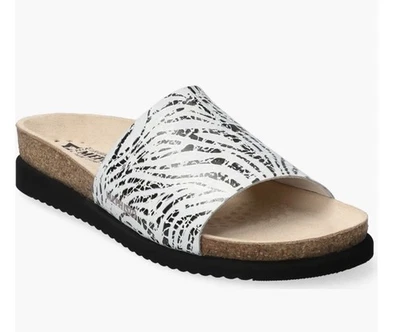 MEPHISTO Hanik Slide Sandal Silver Petra New Size EU 39, US 9 - Image 1 of 4