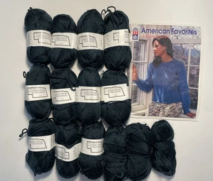 Lot of 11 Lambs Pride Super Wash Yarn + 3 Partial Skeins + Pattern Catalogue - Picture 1 of 8