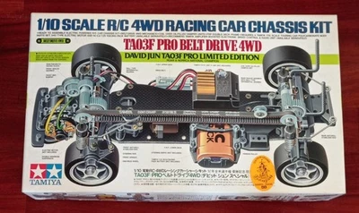 Rare Vintage Tamiya 1997 DAVID JUN TA03F-PRO Limited Edition 58200 W/Hop-Ups - Immagine 1 di 4