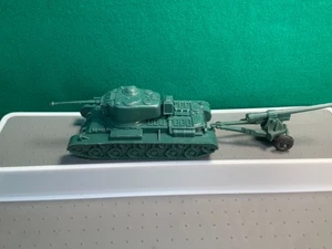 VINTAGE MARX BATTLEGROUND WW2 #41 U.S. TANK W/FIELD CANNON - Picture 1 of 7