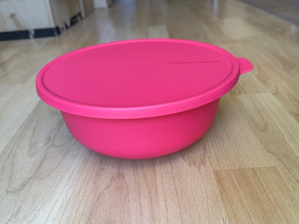 Tupperware Aloha Servier-Schüssel/Serving Bowl 2 L Lachs/Rosa-Rührschüssel -NEU! - Bild 1 von 4