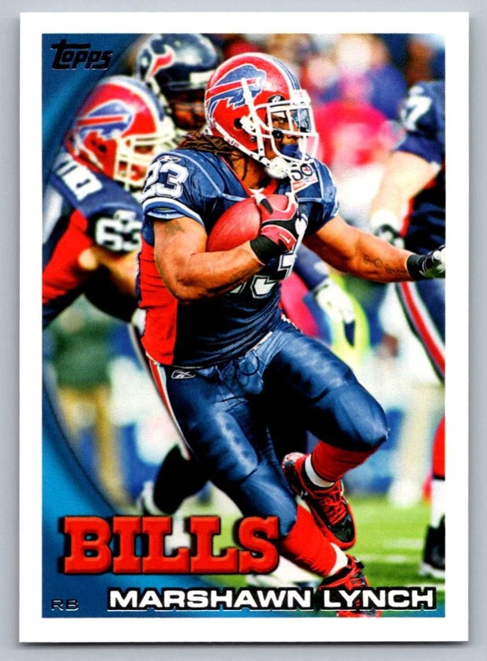 2010 Topps Marshawn Lynch Buffalo Bills #112 - Image 1 of 2