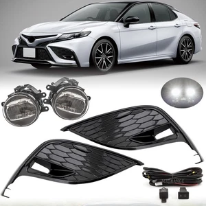 Kit de luces antiniebla LED para Toyota Camry XSE SE 2021 2022 con relé interruptor bisel de cable - Imagen 1 de 11