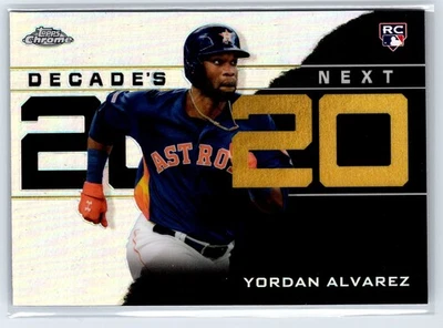 2020 Topps Chrome Update Decade's Next #DNC-4 Yordan Alvarez - Image 1 of 2
