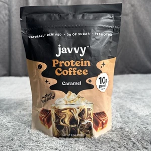 Javvy Protein Coffee 9 Oz (Instant Caramel Iced Coffee) BRAND NEW 2027 Exp Date - Picture 1 of 9