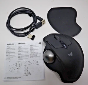 Logitech MX Ergo Plus (910005178) Wireless Mouse - Complete - Rarely used! - Picture 1 of 8