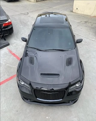 For 2011-2023 Chrysler 300 Redeye style ALUMINUM hood with vented bezel - Image 1 of 3
