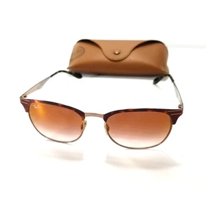 Ray-Ban Clubmasters RB3538 9074/V0 Copper-Colored Frame Scratched w/ Case - Picture 1 of 16