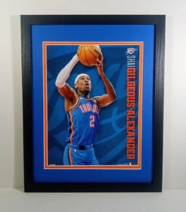 Shai Gilgeous-Alexander Oklahoma City Thunder Display foto basket incorniciata - Foto 1 di 4