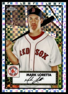 2021 Topps Chrome Platinum Anniversary X FRACTOR Mark Loretta Boston Red Sox - Picture 1 of 2