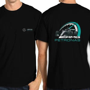 Camiseta Mercedes Fórmula 1 Racing | Camiseta Fórmula 1 S-XL | Negra Gris Blanca - Imagen 1 de 24
