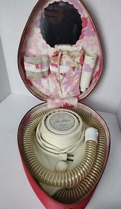 Vintage Lady Sunbeam Controlled Heat Hair Dryer with Bonnet HD-18 with Case - Picture 1 of 15
