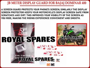 "JB METER DISPLAY GUARD" FIT FOR BAJAJ DOMINAR 400 - Picture 1 of 5