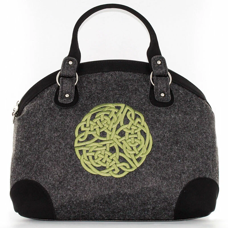 Mucros Weavers Irish Purse Bag Women's Celtic Knot Weave Wool Nylon Lining - Image 1 of 1