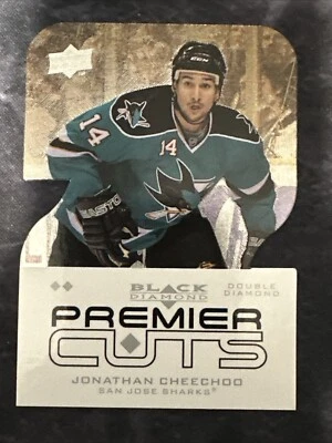 2008-09 Black Diamond Premier Cuts PDC31 Jonathan Cheechoo San Jose Sharks - Image 1 of 2