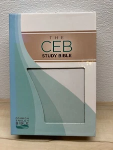 2013 The Common English Study Bible Hard Cover Luxury Edition With 21 Color Maps - Imagen 1 de 13