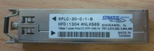 Transceptor SPLC-20-C-1-B Stratos 2,5 Gbs 850 nm forma pequeña enchufable (SFP) #J24 - Imagen 1 de 2