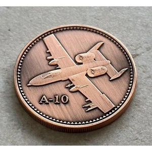 U S Air Force A-10 Thunderbolt II (Kupfer) Challenge Coin Usaf - Bild 1 von 2