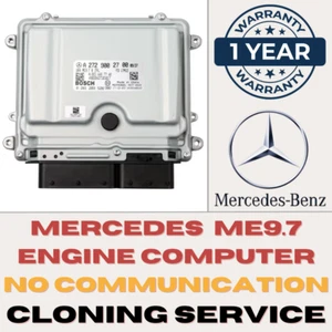 Mercedes ECU ME9.7 Engine Computer NO COMMUNICATION Cloning Recovery Service ECM - Picture 1 of 3