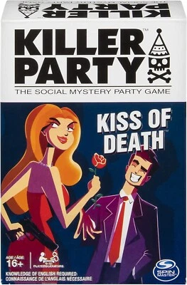 Killer Party Kiss of Death Social Mystery Party Game New Sealed Spin Master - Image 1 of 4