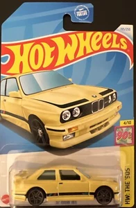Mattel Hot Wheels *M Case* 2024 HW: The 90's 4/10 ~ '92 BMW M3 #195/250 ~ Yellow - Picture 1 of 5