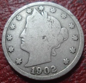 1902 LIBERTY NICKEL IN GOOD CONDITION - Picture 1 of 2