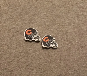 Chicago Bears Football Team Charm For Crocs Shoe Charms - 2 Pieces - Picture 1 of 3