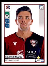 Panini Calciatori 2019-2020 - Giovanni Simeone Cagliari No. 113
