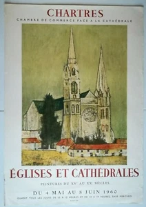 AFFICHE EXPOSITION - André MINAUX  - 1960 - Litho Mourlot - Picture 1 of 1
