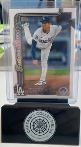 2025 Topps Series 1 Baseball Yoshinobu Yamamoto Future Stars #231 - Picture 1 of 2