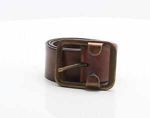 G-Star Raw Mens Brown Solid Leather Western Belt Size M