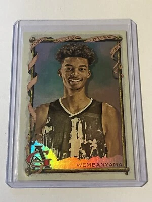 2023 Topps Allen & Ginter #271 Victor Wembanyama RC Silver Portrait Spurs - Image 1 of 2
