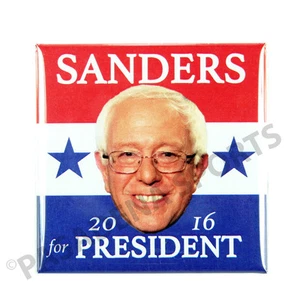 2016 BERNIE SANDERS for PRESIDENT 2.5" SQUARE CAMPAIGN MAGNET b109s - Bild 1 von 2