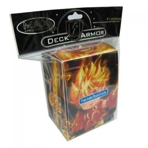 Yugioh Max Protection Fire Boy Deck Box w Divider (Holds 75 Cards) - Image 1 of 1