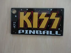 Kiss Pinball Machine Promo Plastic Key Chain Mint - Bild 1 von 2
